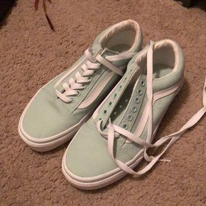 Teal Old Skool Vans
